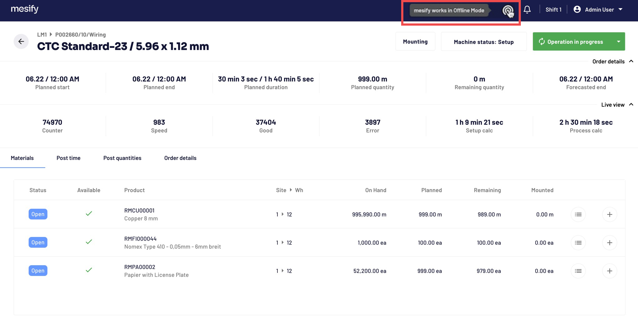 Shopfloor mesify Shop Floor Control Offline Mode Microsoft Dynamics 365