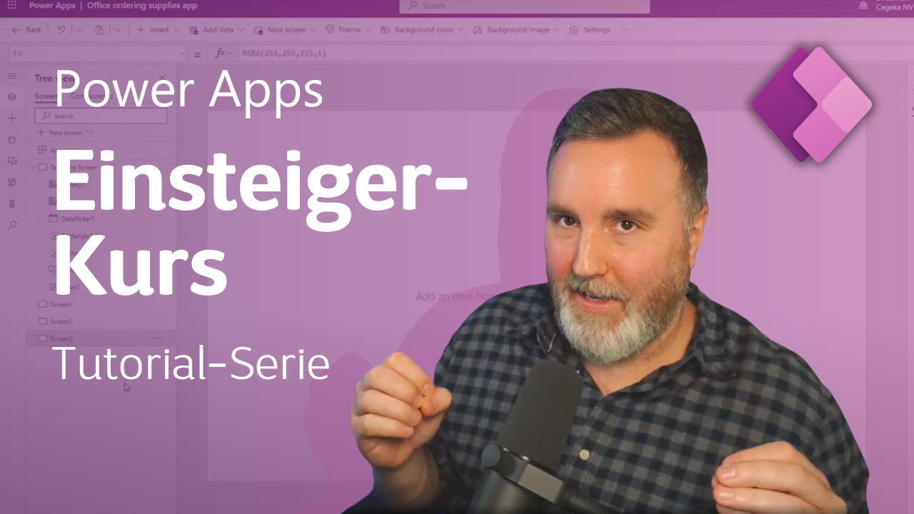 Microsoft Power Apps Tutorial Header