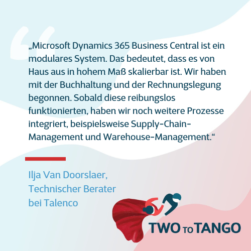 ERP Projekt Support Microsoft Dynamics 365 Zitat LTC v2