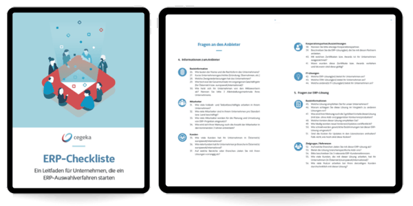 EBook ERP Checkliste Cegeka Teaser