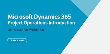 Introduction to Microsoft Dynamics 365 Project Operations