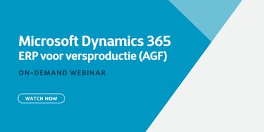 Dynamics 365 ERP voor versproductie (AGF)