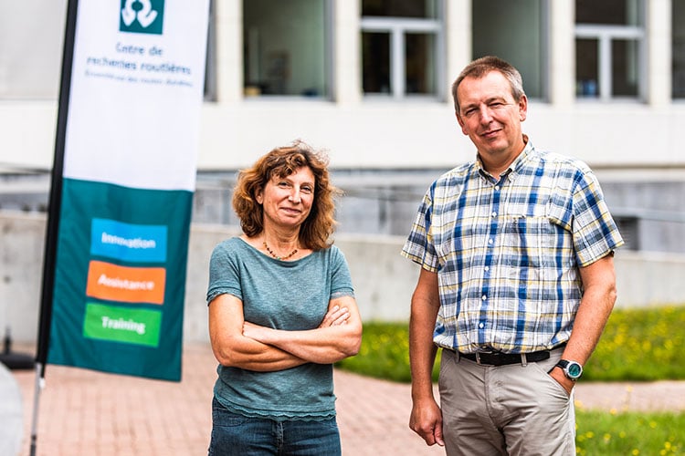 Victor Marinus and Joëlle De Visscher from BRRC