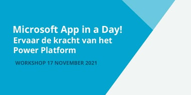 Experience the power of the Power Platform the during App in a Day workshop!