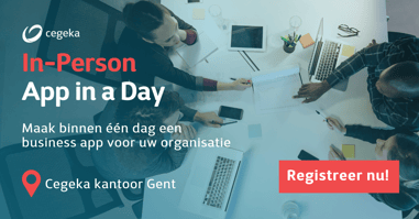 App in a Day - 15 Maart 2024 - IN-PERSON SESSIE op ons kantoor te Gent