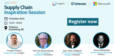Supply Chain Inspiration Session at D'Ieteren - October 11th, 2023
