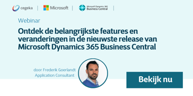 Ontdek de belangrijkste features en veranderingen in de nieuwste release van Microsoft Dynamics 365 Business Central
