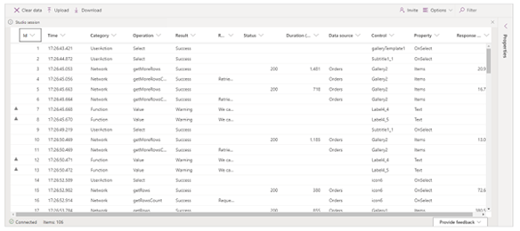 Monitor tool improvements