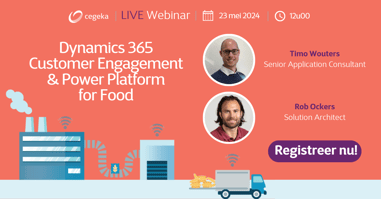 Live webinar - Connected Sales & Marketing met D365 CE in de Food Industry