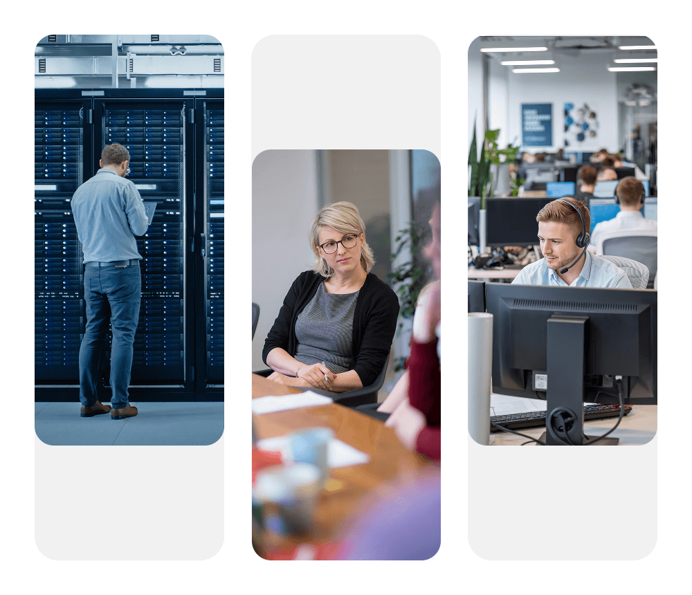 Visual representing Cegeka’s craftsmanship and diverse IT solutions for digital transformation