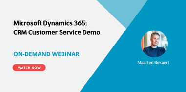 Demo Microsoft Dynamics 365 CRM: Customer Service