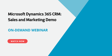 Demo Microsoft Dynamics 365 CRM: Sales and Marketing