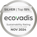 EcoVadis Silver Nov 2024- Belgium and Sweden