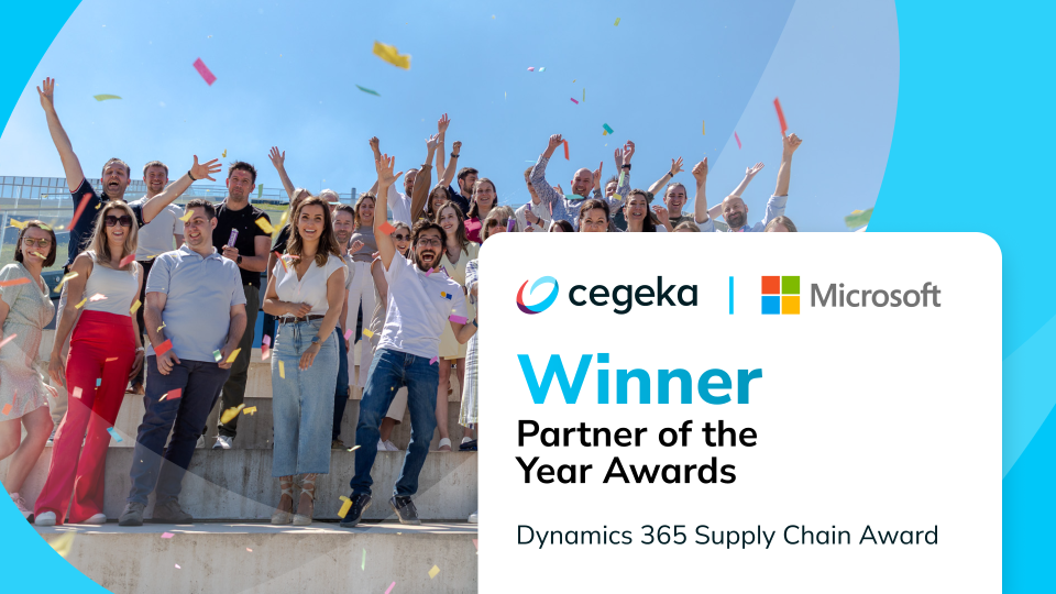 Cegeka recognized as the winner of 2025 Microsoft Dynamics 365 Supply ...