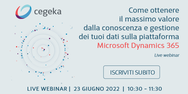 Come ottenere il massimo valore dalla conoscenza e gestione dei tuoi dati sulla piattaforma Microsoft Dynamics 365