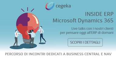 INSIDE ERP Microsoft Dynamics 365 - Live talks con i nostri clienti per pensare oggi all’ERP di domani