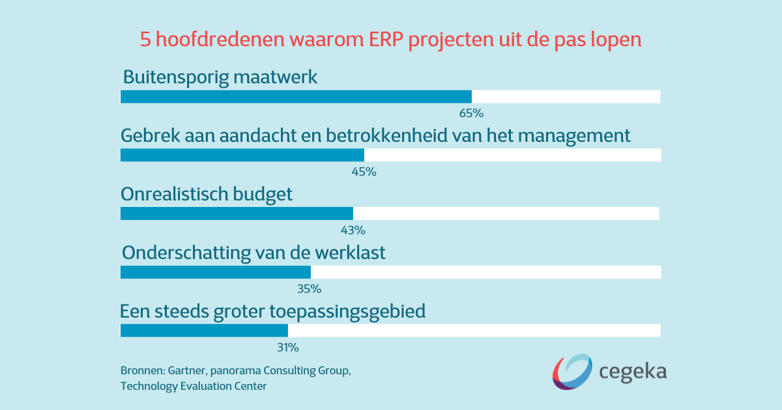 NL - 5 main reasons why ERP projects fall out of step
