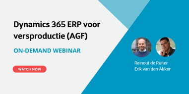 Dynamics 365 ERP voor versproductie (AGF)