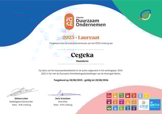 VOKA Charter Duurzaam Ondernemen