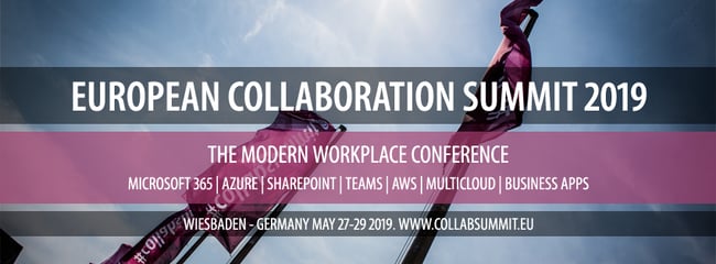 Banner European Collaboration Summit 2019