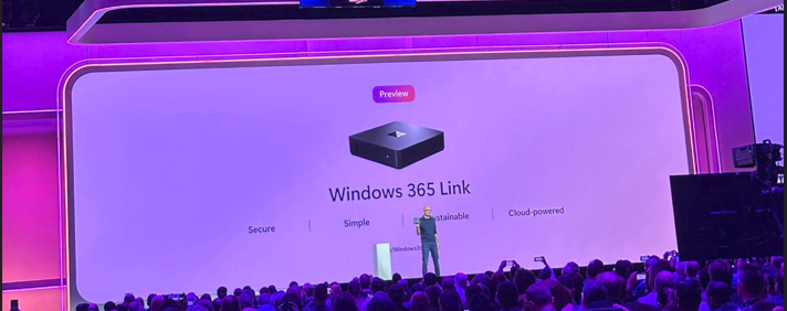 Introductie Windows 365 Link tijdens Microsoft Ignite 2024