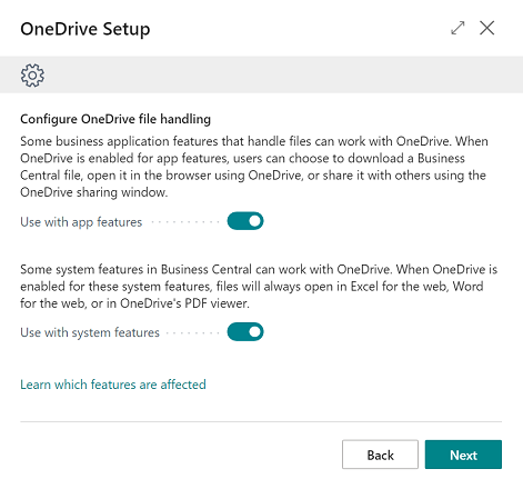 Microsoft Dynamics 365 Business Central OneDrive Integration