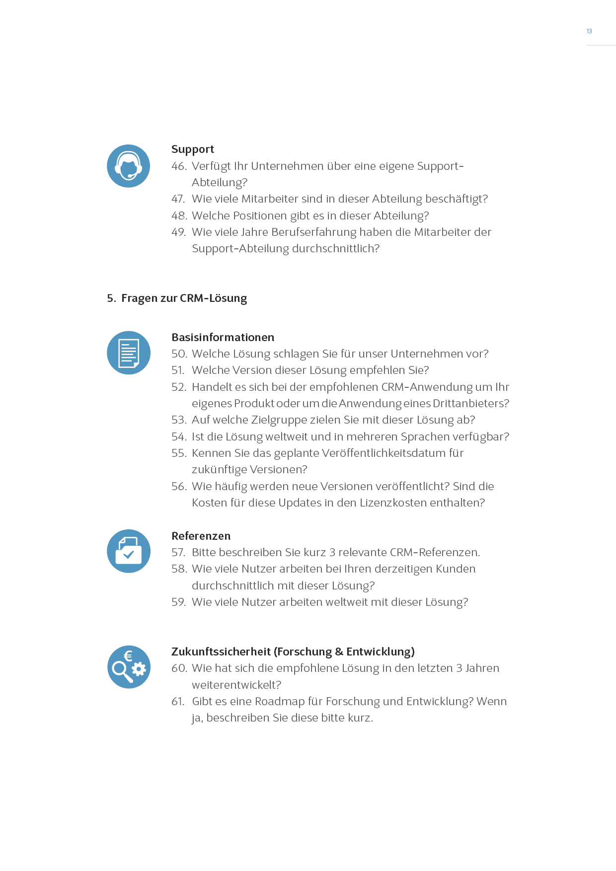 Ebook CRM Checkliste Cegeka Österreich_S13