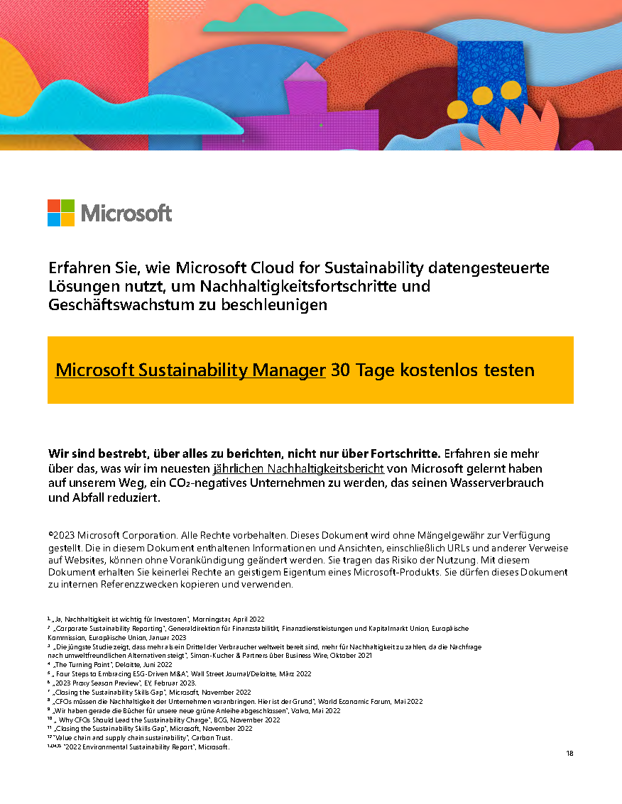 EBook_Ein Leitfaden für Führungskräfte zum Thema Nachhaltigkeit_Microsoft Sustainability Manager_Page_18