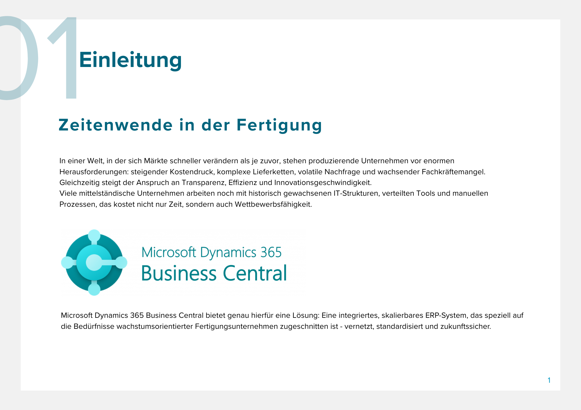 Einleitung, Produktion neu gedacht