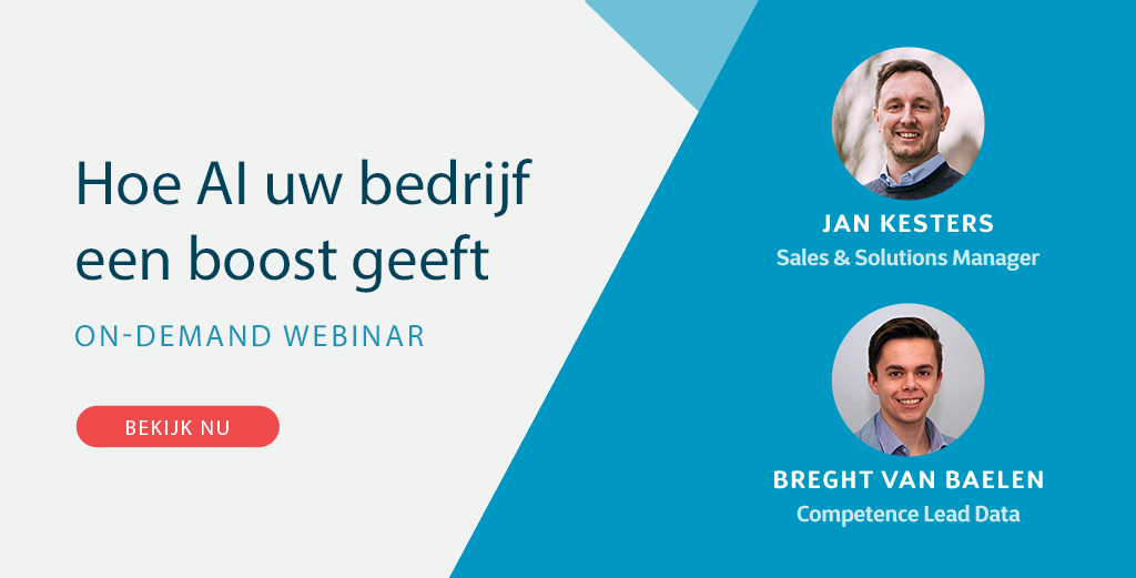 Webinar - Hoe AI uw bedrijf een boost geeft