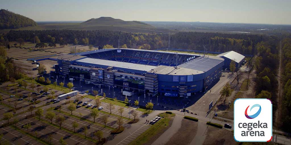 KRC Genk plays football in the Cegeka Arena, which will soon become the first 5G stadium in Belgium