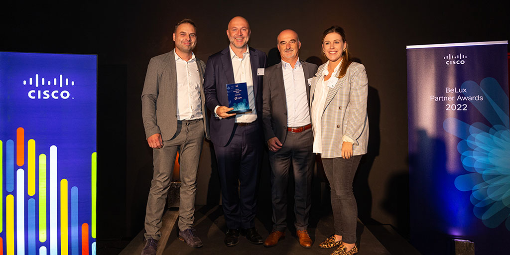 Cegeka awarded by Cisco with Challenger Award of the Year