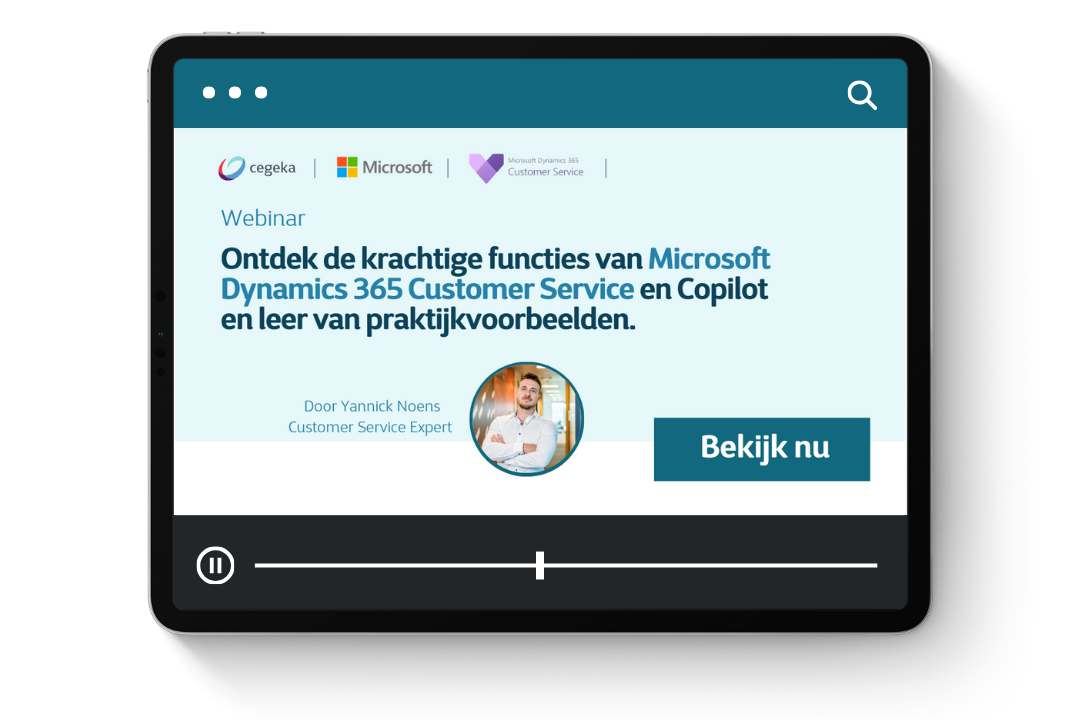 Customer Service Webinar in frame - ondemand- NL