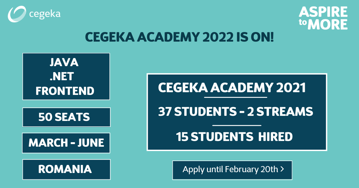 Cegeka Academy is on!
