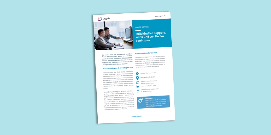 Solutionsheet:<br>Onsite Services (PDF)