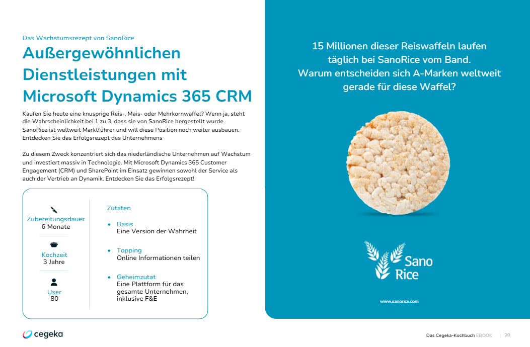 Cegeka Kochbuch Vorschau Reiswaffel