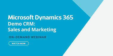 Microsoft Dynamics 365 CRM: Sales and Marketing
